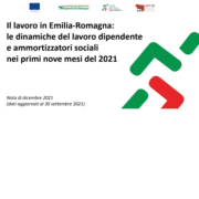 Il mercato del lavoro in Emilia-Romagna nei primi nove mesi del 2021