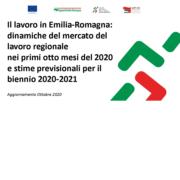 Dinamiche del mercato del lavoro regionale nei primi otto mesi del 2020 e stime previsionali per il biennio 2020-2021