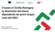 Lavoro dipendente e ammortizzatori sociali in Emilia-Romagna nei primi cinque mesi del 2021