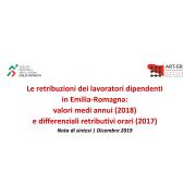 Le retribuzioni dei lavoratori dipendenti in Emilia-Romagna: valori medi annui (2018) e differenziali retributivi orari (2017)