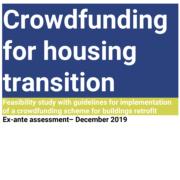 Crowdfunding for Housing Transition: ex-ante analysis